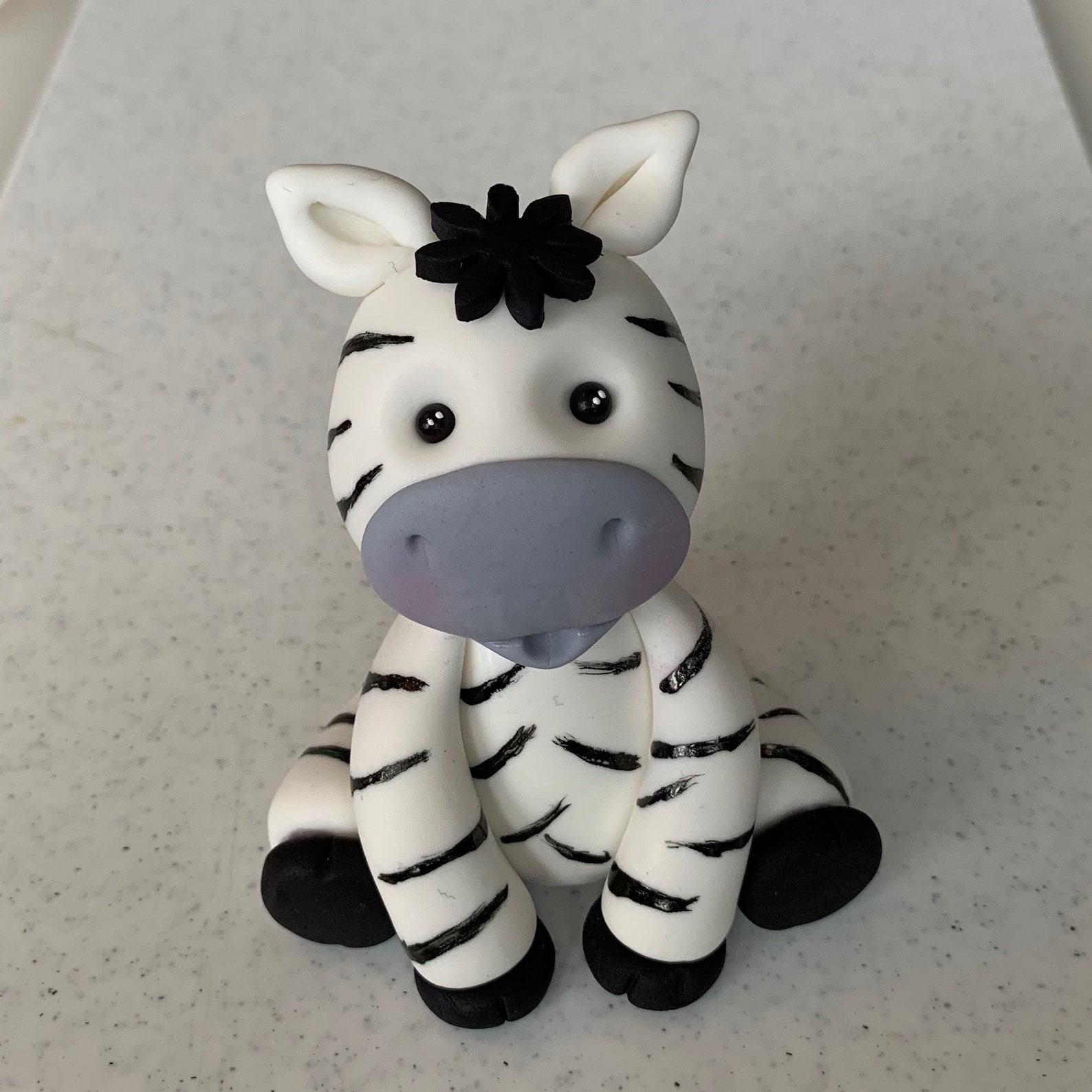 Fondant Giraffe Zebra Lion Jungle Animal Cake Topper Etsy