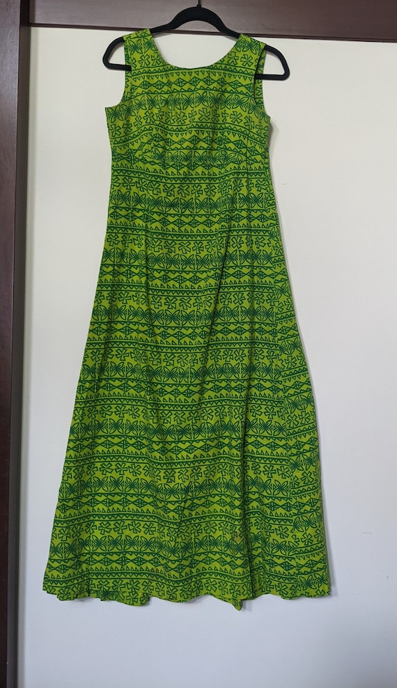 Vintage 1960's Maxi Dress