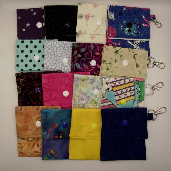 Pouch with Snap Closure and Swivel Hook