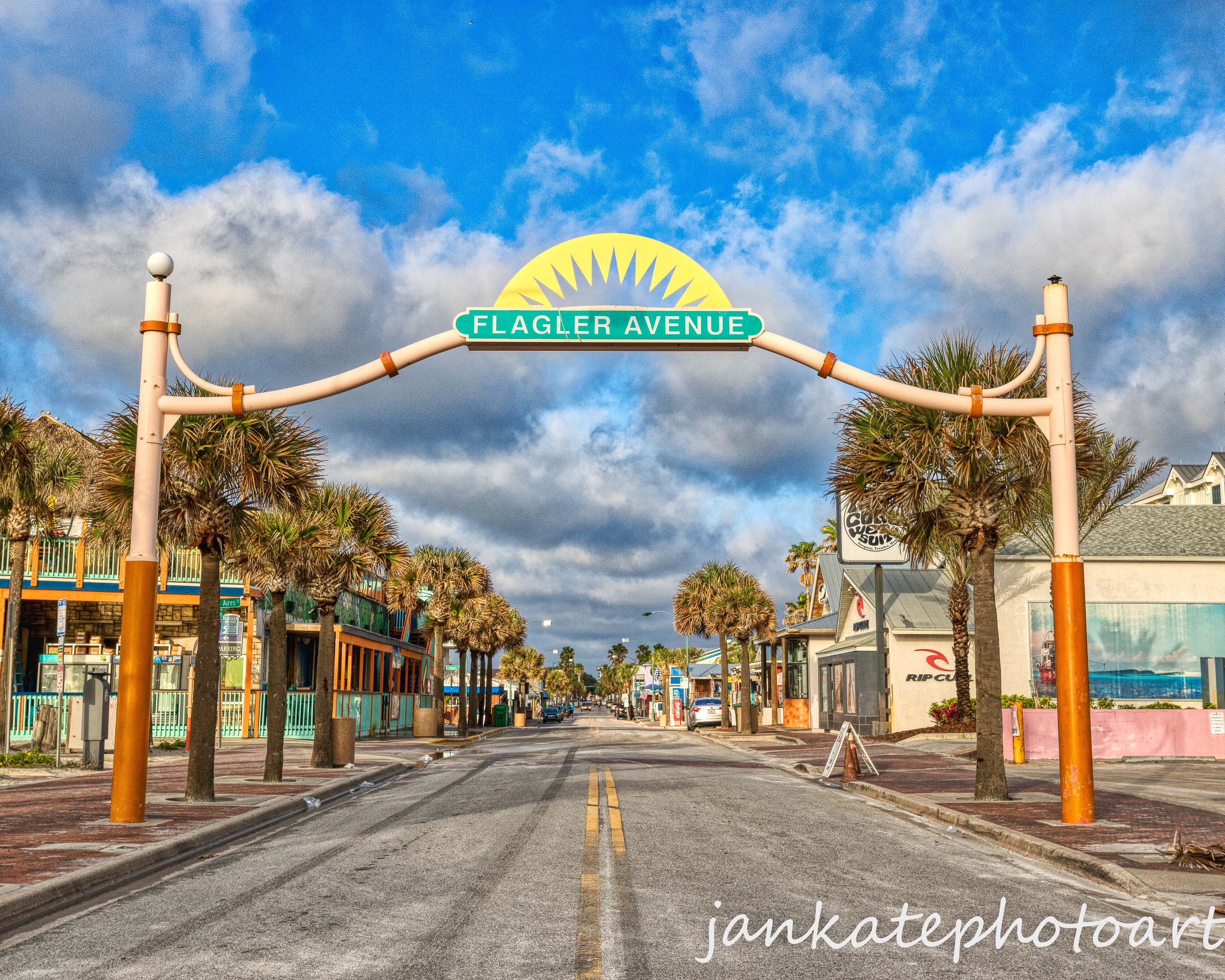 Flagler Avenue Street New Smyrna Beach Weekend Beach Decor Etsy Flagler Avenue Street New Smyrna Beach Weekend Beach Decor Etsy