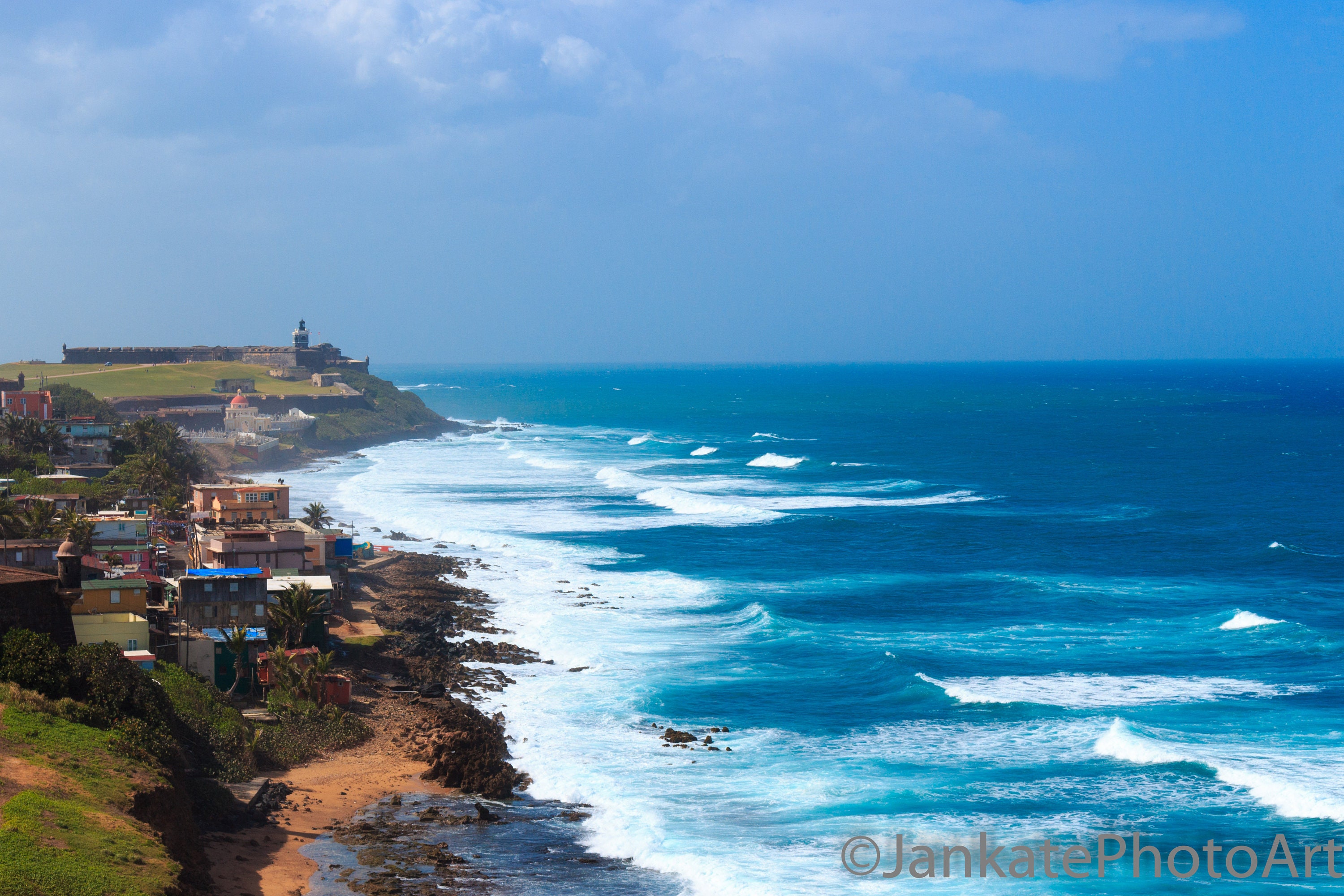 El Morro Fort In Old San Juan Puerto Rico Caribbean Island Etsy