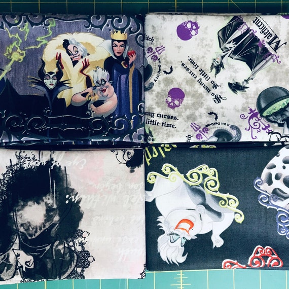 100/% Cotton Fabric Springs Creative Disney Evil Queens Schooled In Cruel