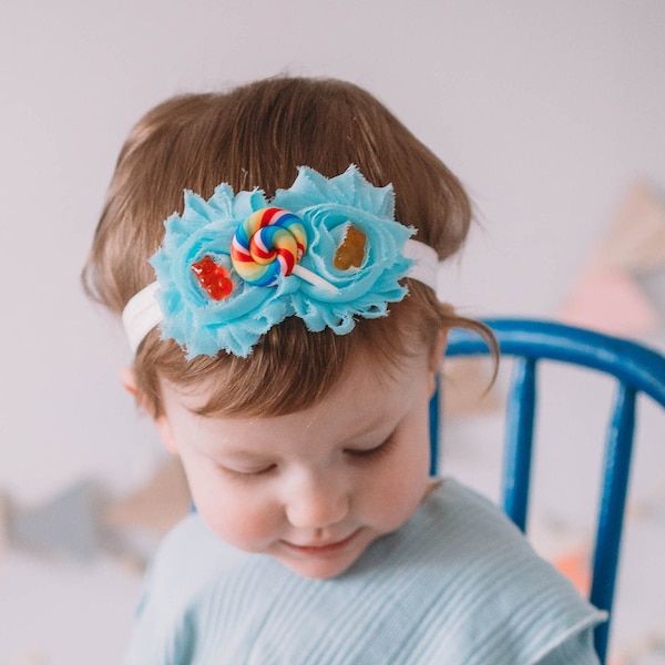 Ensemble de bandeaux de bonbons, bandeau d’anniversaire de bonbons, tenue d’anniversaire de bonbons