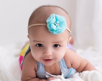 Flower baby Headband Set