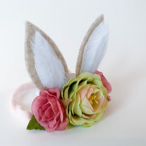 Bunny Hair clip, Bunny Ears, Bunny Headband, Easter headband image 9