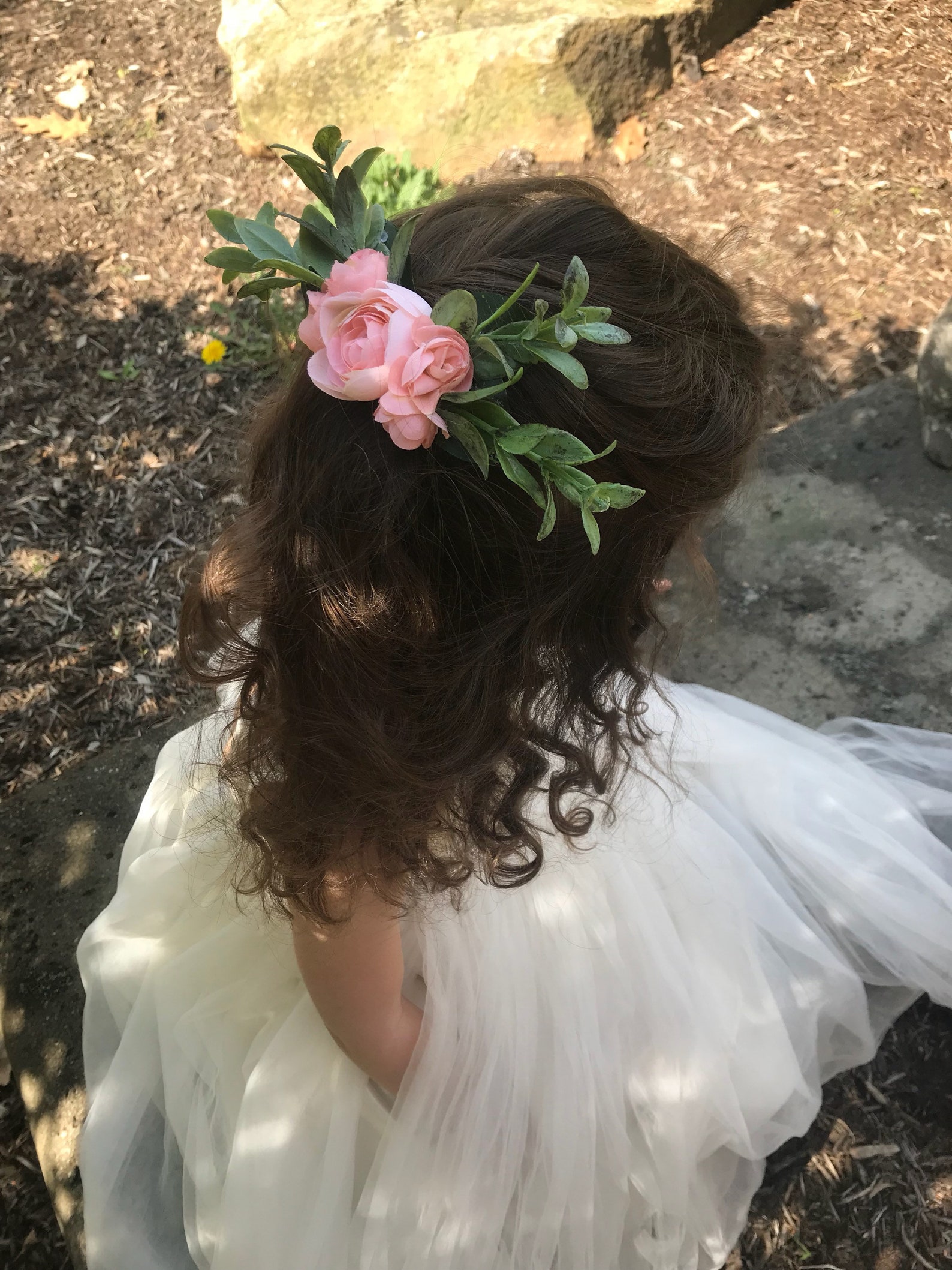 Pink Wedding Hairpiece Flower Hair Clip Wedding Hair Clip Etsy