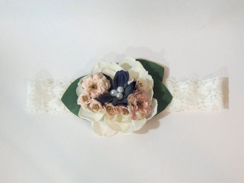 Baby Flower Headband or Flower Hair Clip