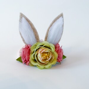 Bunny Hair clip, Bunny Ears, Bunny Headband, Easter headband image 8