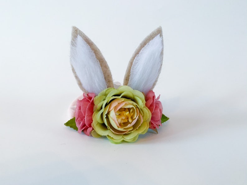 Bunny Hair clip, Bunny Ears, Bunny Headband, Easter headband image 8