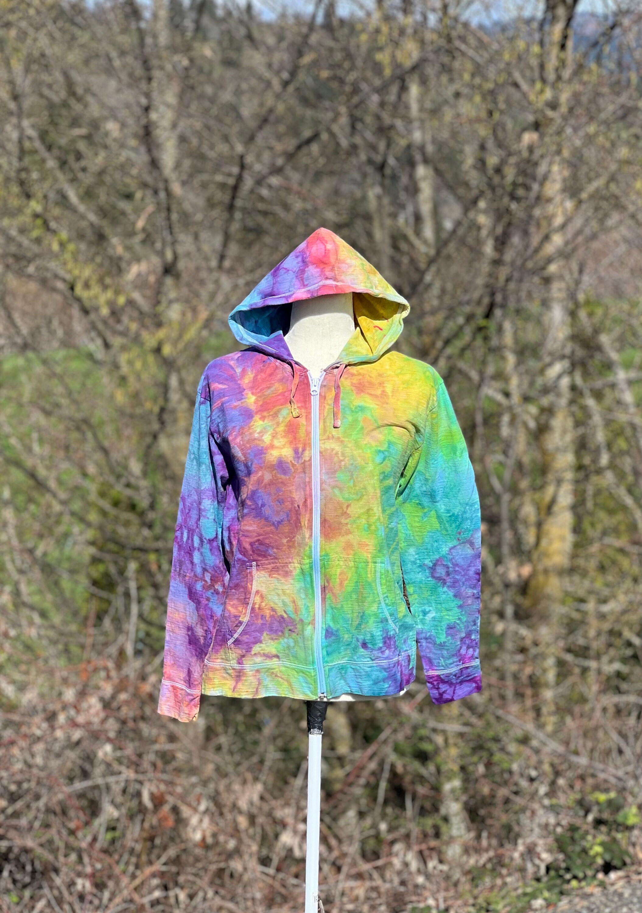 Tie dye lightweight sweatshirt sale