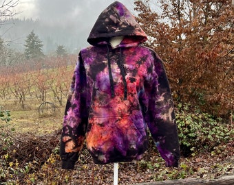 Galaxy tie dye hoodie hot sale