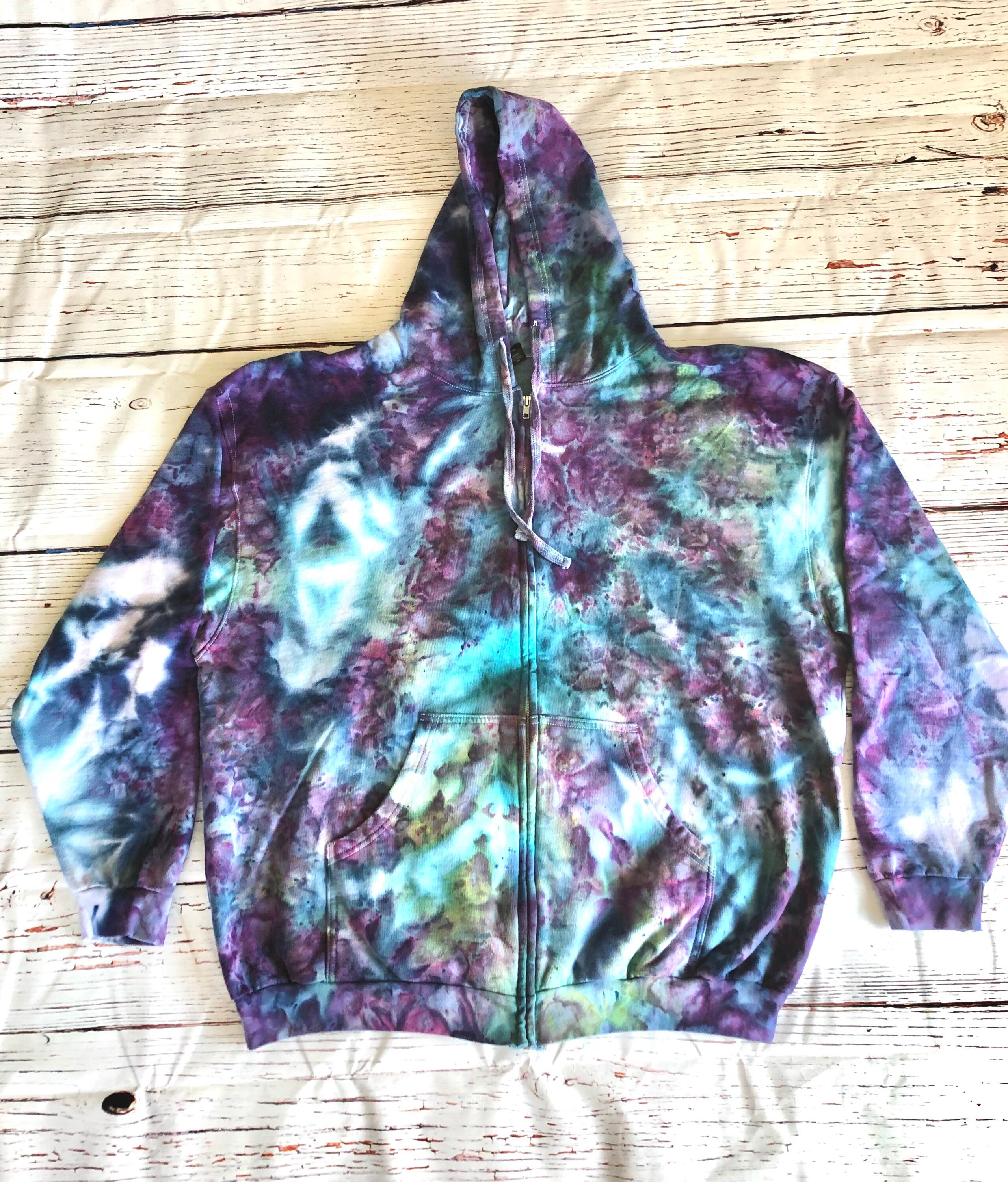 tie dye zip