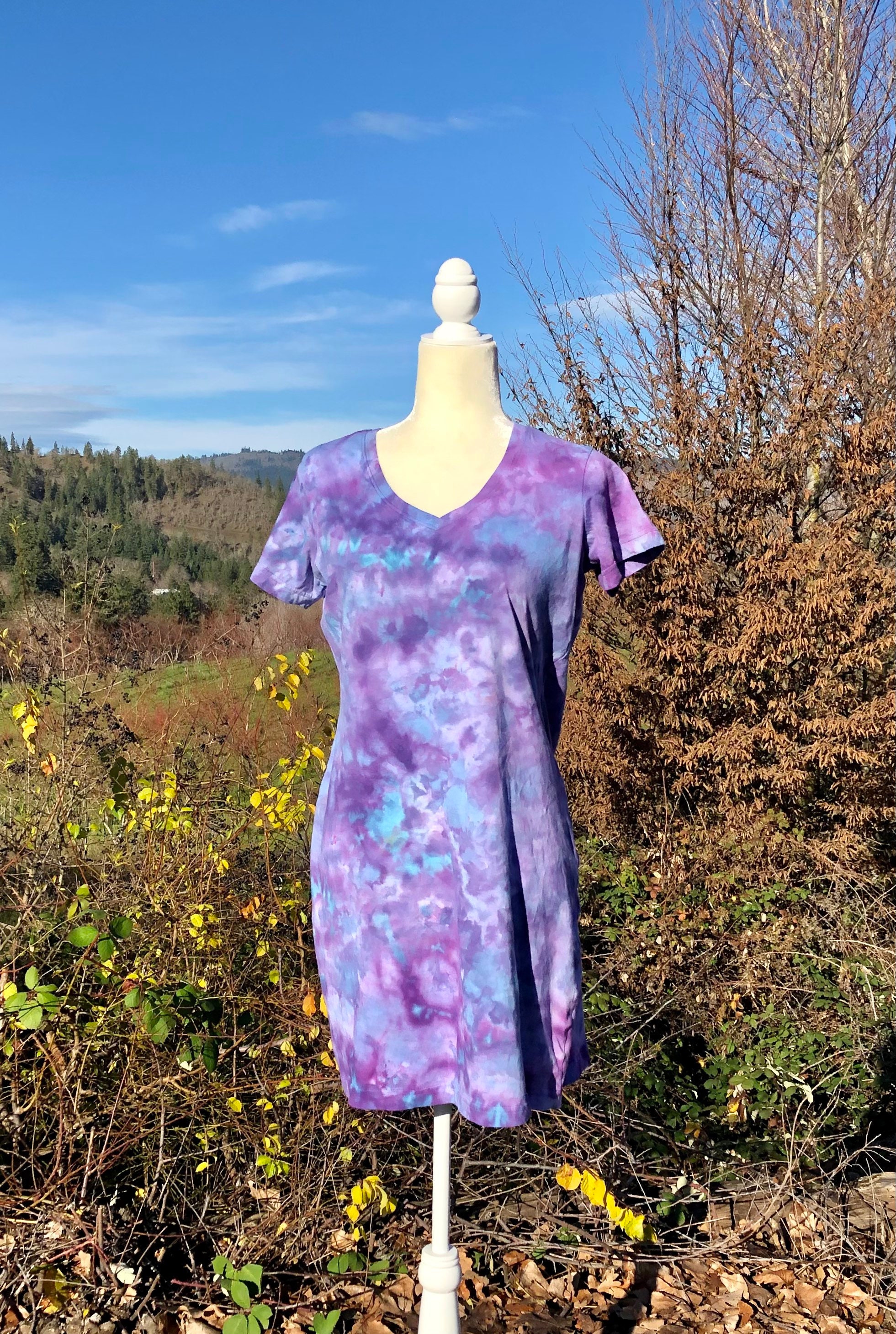 Tie Dye Dress - Etsy