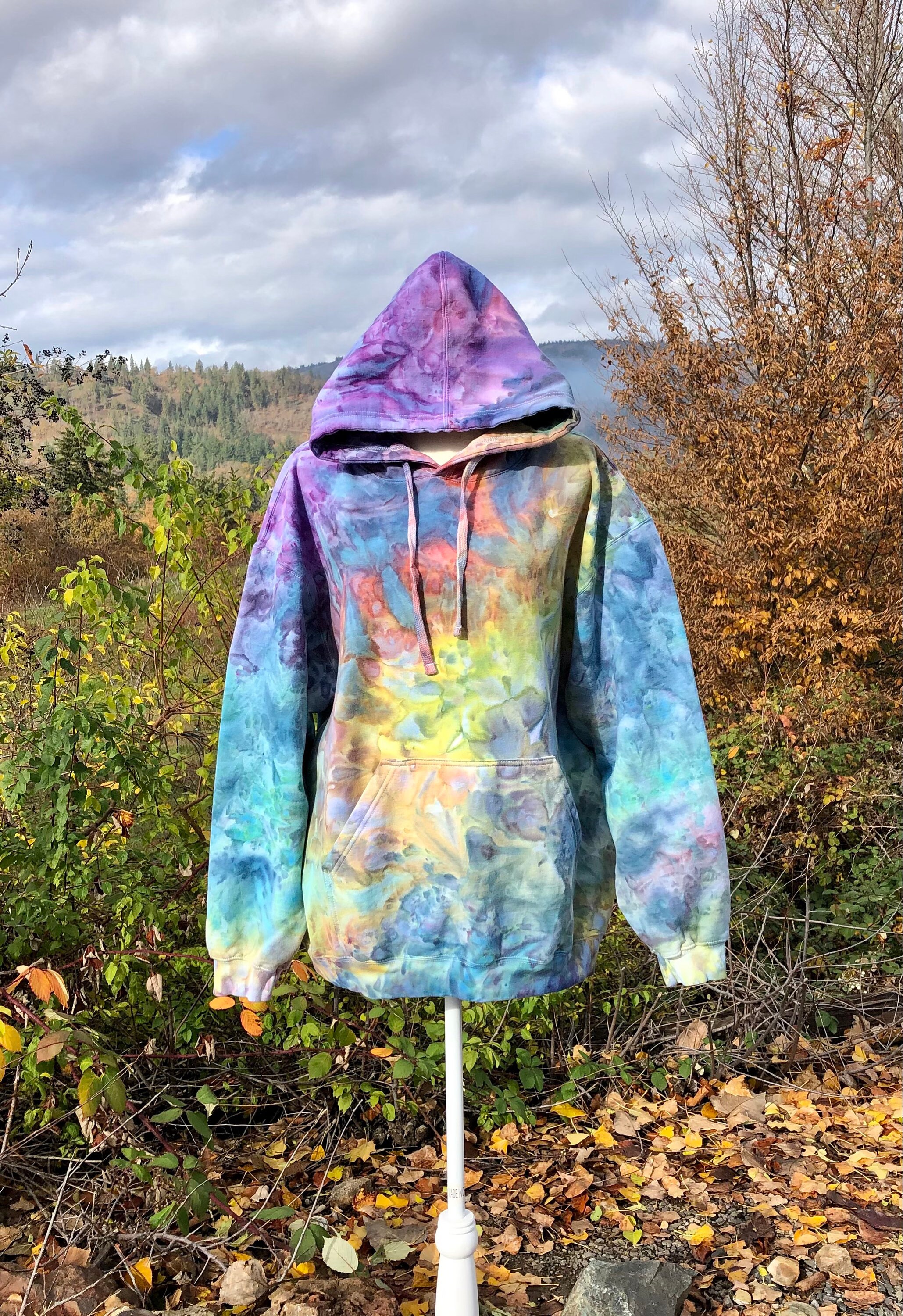 Tie Dye 2X Pullover Hoodie Plus Sized Hoodies - Etsy