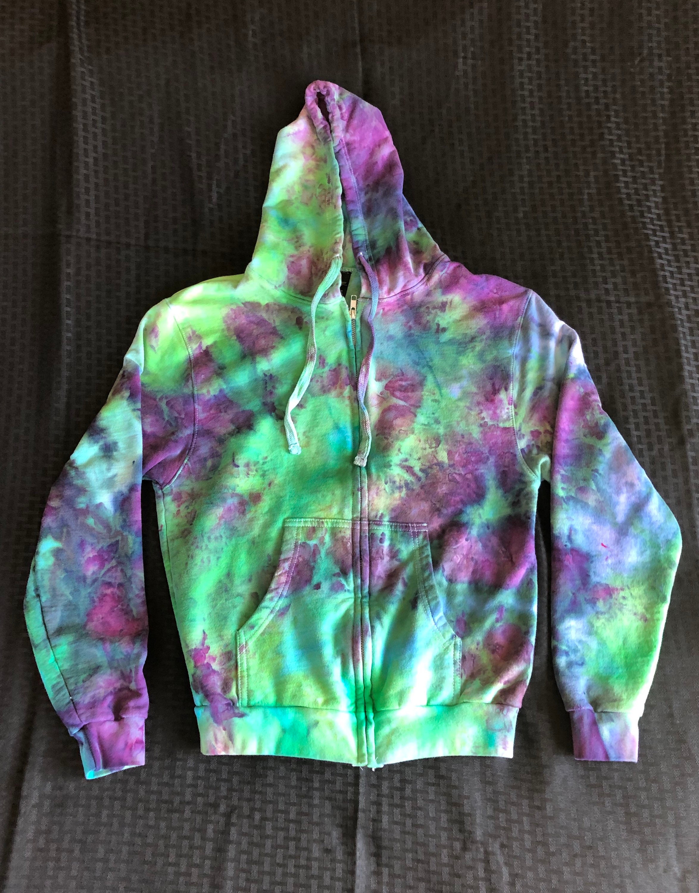 tie dye zip