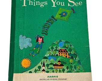 Macmillan Book Kids OS Green Things You See Reading Program Preprimer 3 Vintage