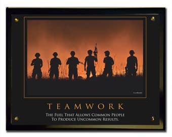 Teamwork (Army) Plaque