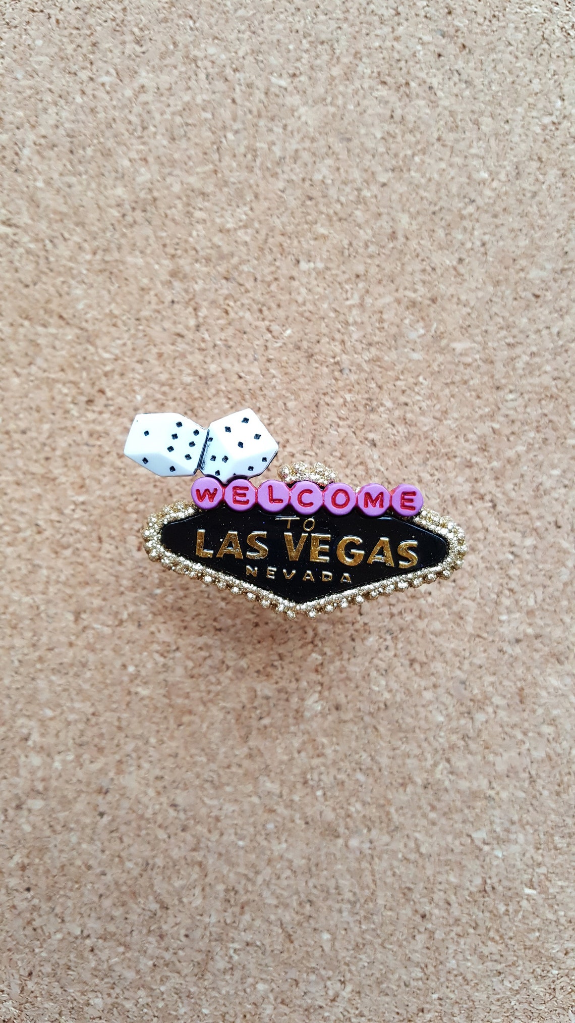 Las Vegas Push Pins Nevada Casino Cork Board Pins Pin Etsy