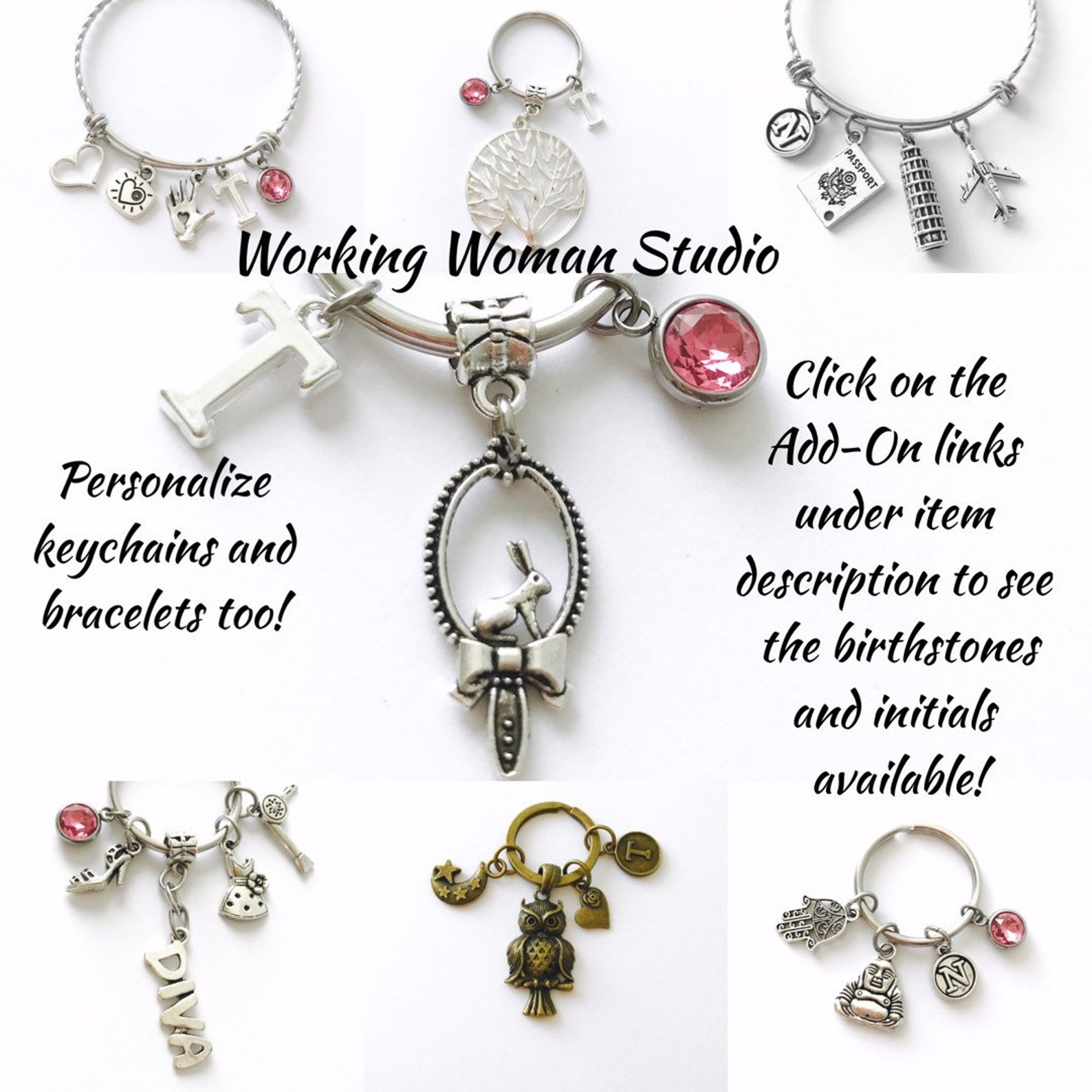 ballerina necklace stainless steel chain ballet slippers shoes dancer, working woman studio (wws12070)