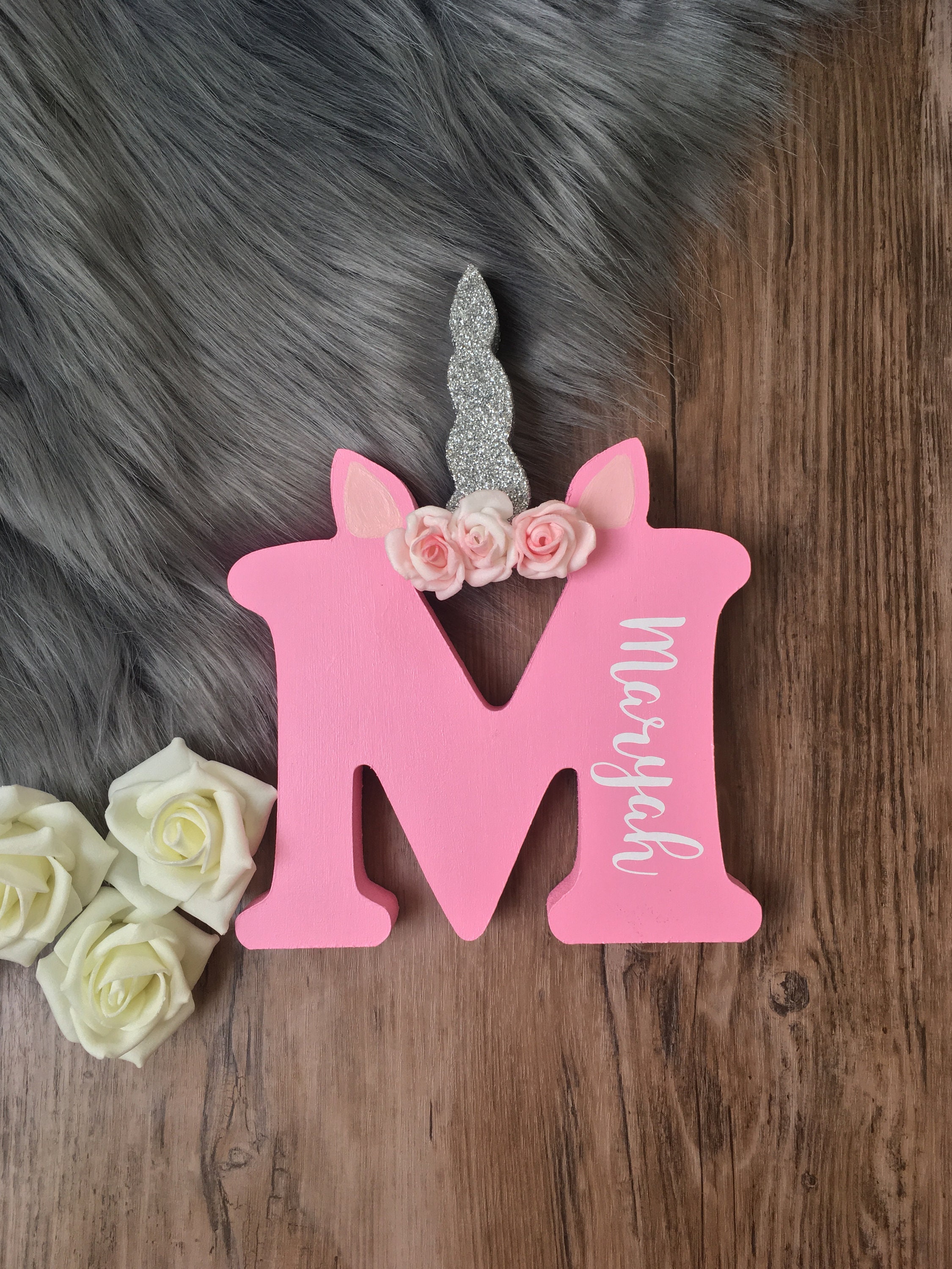 Unicorn Letters / Unicorn Decorations / Nursery Decoration