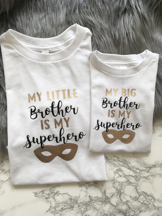 big brother little brother superhero shirts