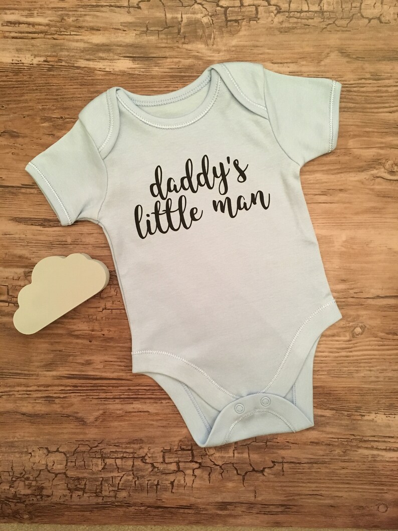 daddy's little man baby clothes