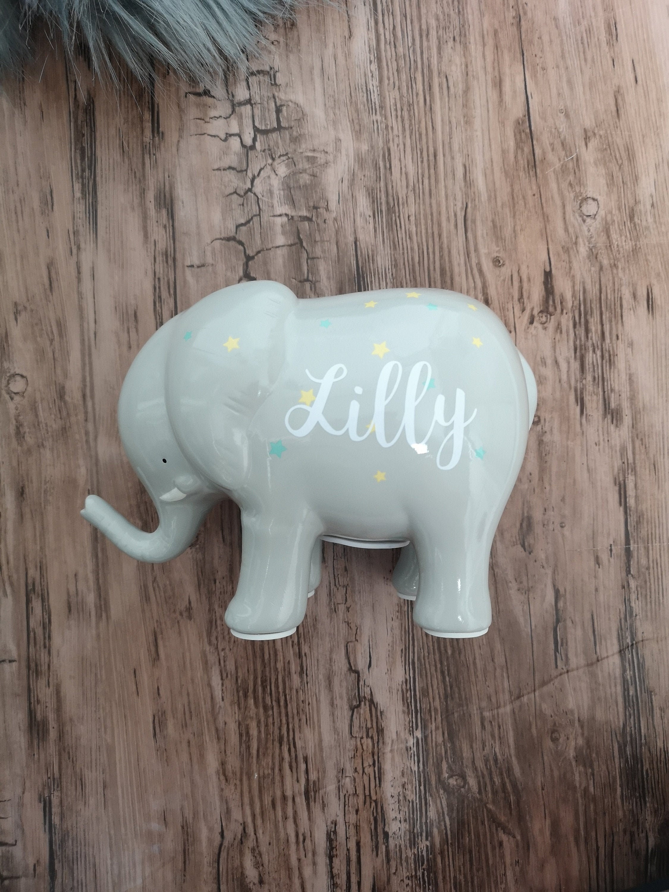 personalised money box baby