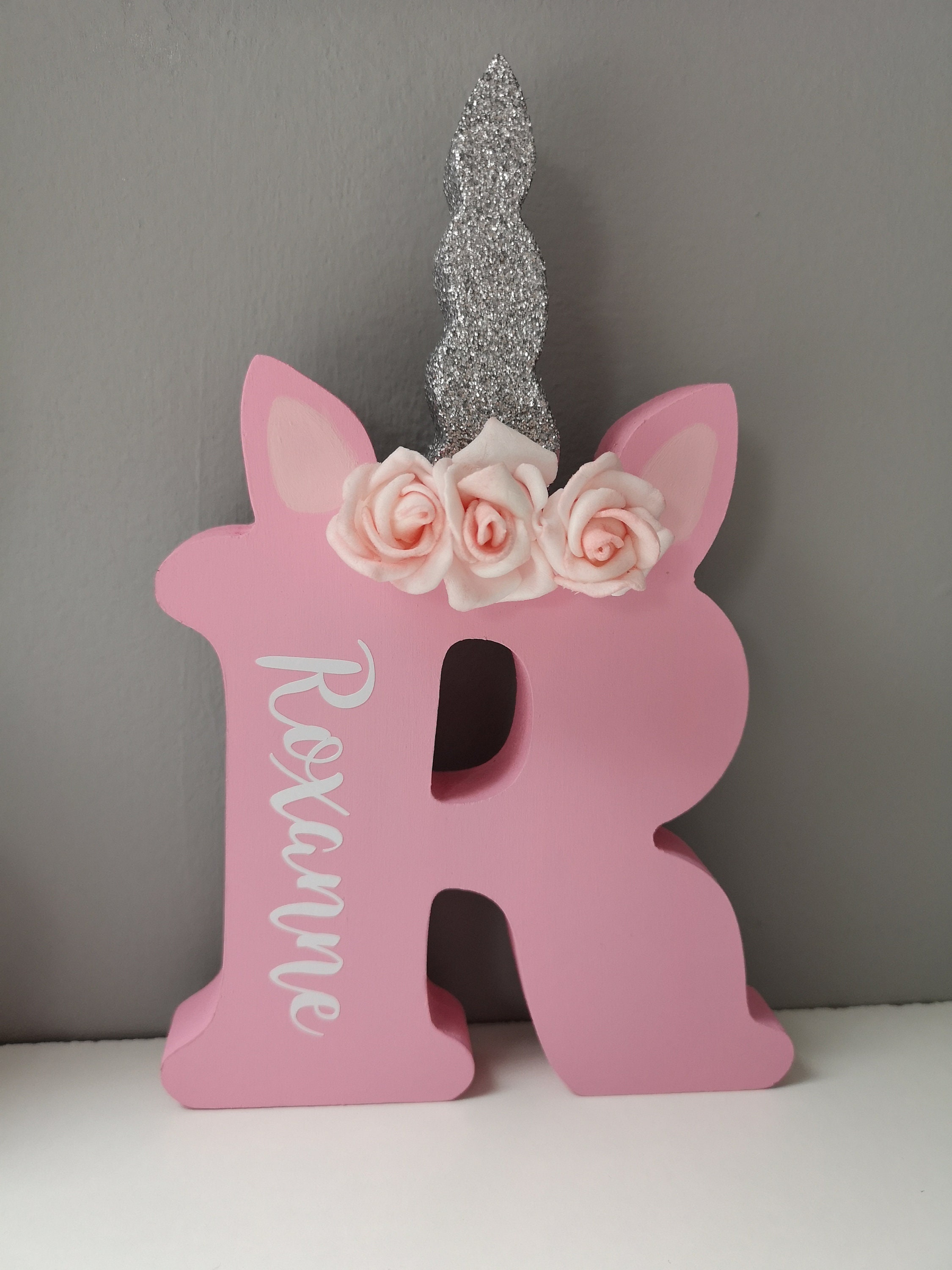 Unicorn Letters / Unicorn Decorations / Nursery Decoration