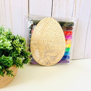 Personalized Easter Egg, Dinosaur Easter Paint Kit, Kids Paint Kit, Easter Basket Stuffer, Easter Craft For Kids, Custom Easter Gift