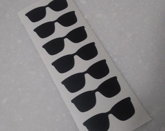 40 Sunglass Stickers, Envelope Seals, Sunglasses, Cup Stickers, Journal Stickers, Party Stickers, Shade Stickers