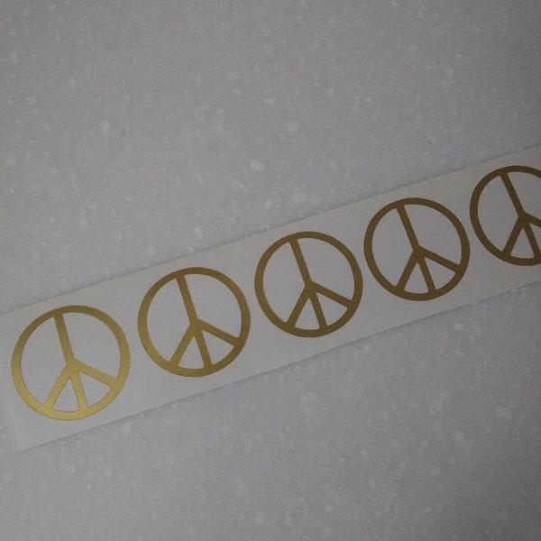 40 Peace sign stickers, Journal Stickers, Envelope Seals, 60's Party