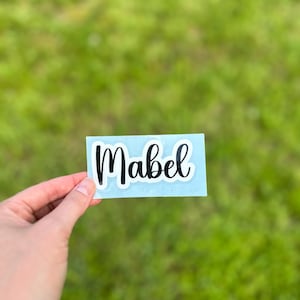 Custom Name Decal, Personalized Name Decal, Layered Name Sticker, Tumbler Name Decal, Personalized Name Decal