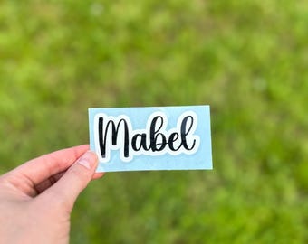 Custom Name Decal, Personalized Name Decal, Layered Name Sticker, Tumbler Name Decal, Personalized Name Decal