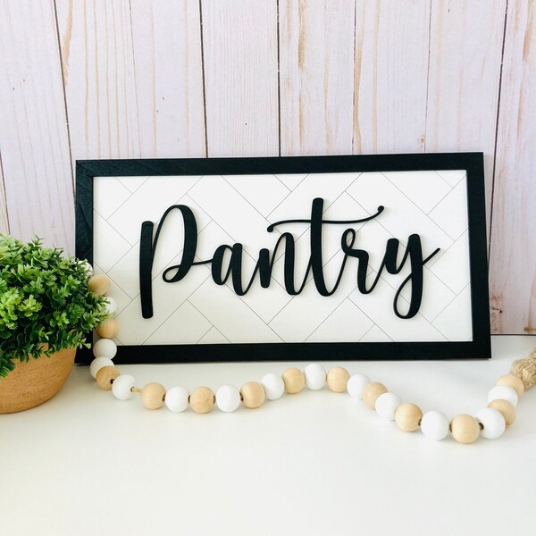 Farmhouse Pantry Sign - Etsy