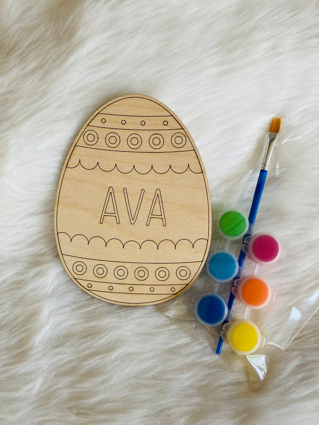 Personalized Easter Egg, Easter Paint Kit, Kids Paint Kit, Easter Basket Stuffer, Easter Craft