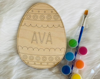 Personalized Easter Egg, Easter Paint Kit, Kids Paint Kit, Easter Basket Stuffer, Easter Craft For Kids, Custom Easter Gift