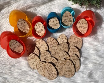 Easter Basket Tokens, Easter Egg Tokens, Easter Egg Fillers, Easter Basket Filler, Reward Tokens,  prize coins, Egg Hunt, Kids Reward Tokens