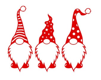 Gnome Decal, Gnome Tumbler Decal, Laptop Decal, Car Decal, Christmas Decal, Gnome Sticker, Vinyl Decal