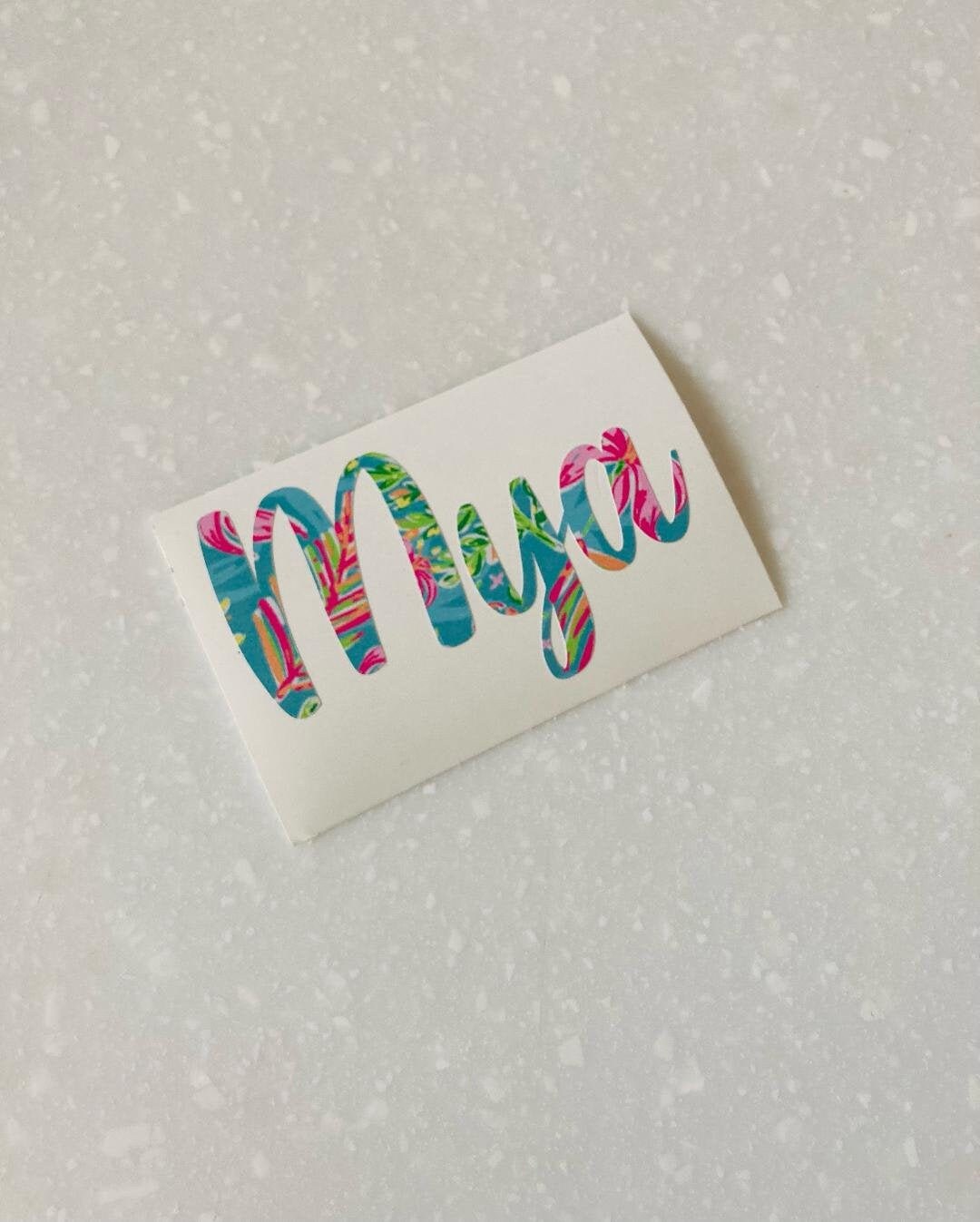Lilly Inspired Personalized Turtle Vinyl Checkbook Cover - Handmade Women's