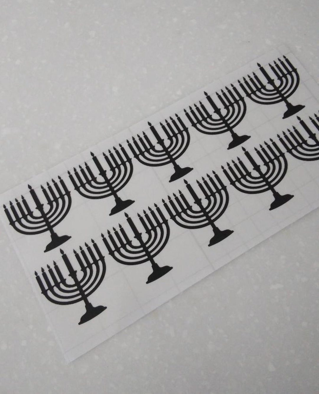 30 Menorah Stickers Hanukkah Stickers Envelope Etsy