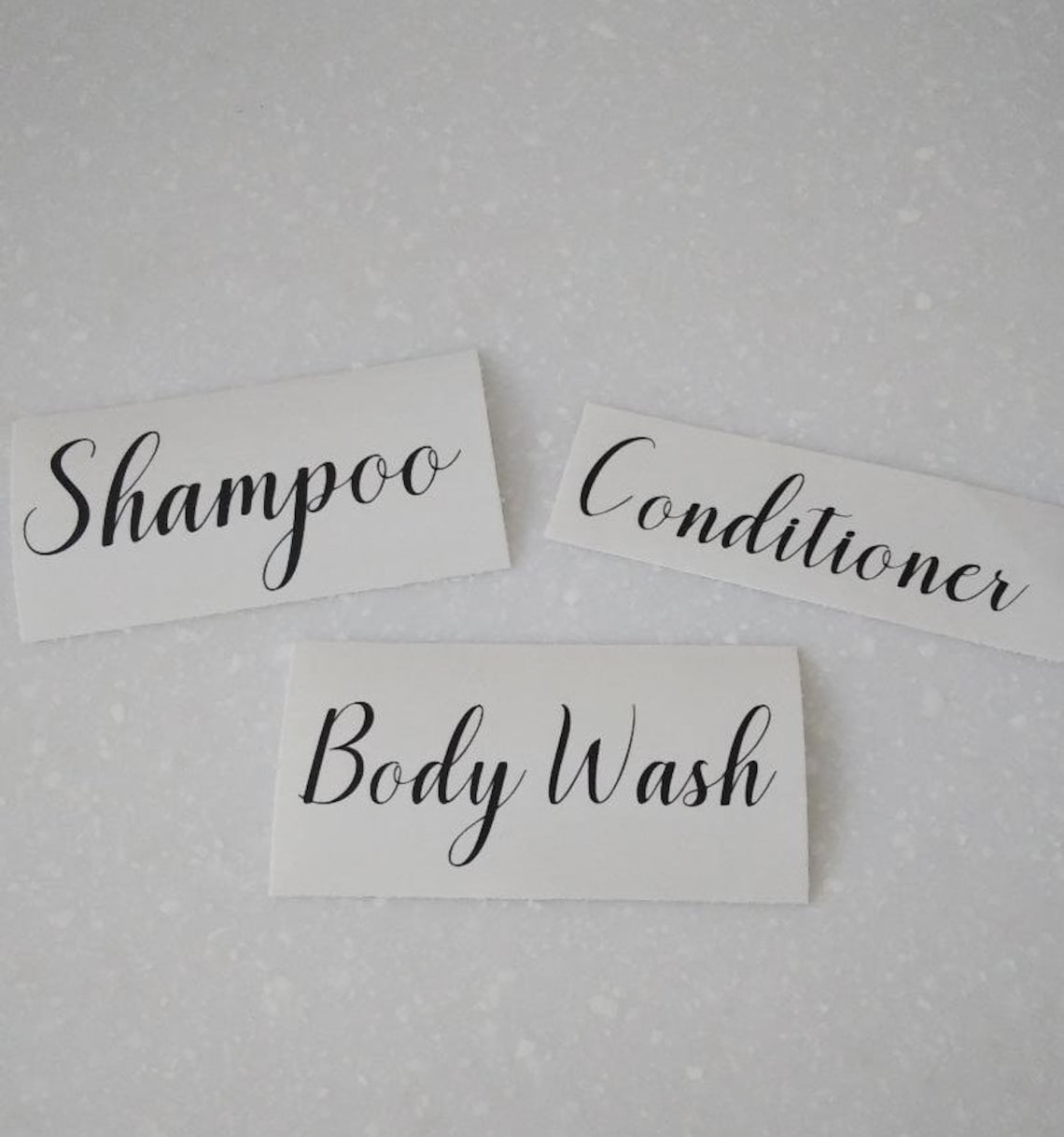 Shampoo Conditioner Body wash Decal Set Shower labels Soap Etsy