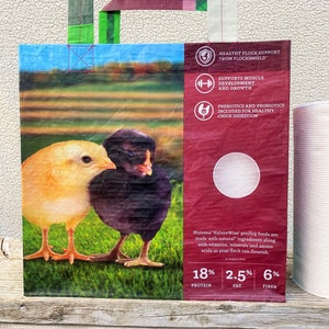 Bolsa de alimentación reciclada, bolsa de mano reutilizable, bolsa de supermercado, bolsa de compras reciclada, bolsa de supermercado reutilizable, bolsa de mano reciclada, pollitos