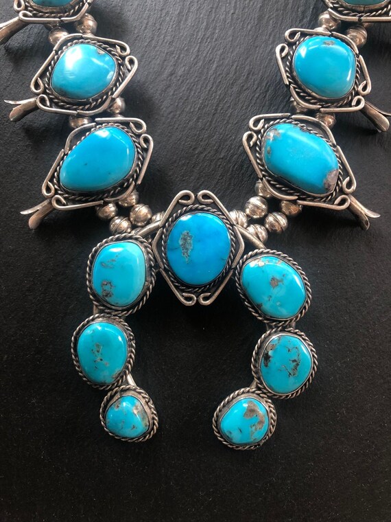 Squash blossom necklace.