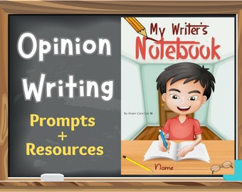 Elementary Opinion Paragraph Writing Prompts & Resources
