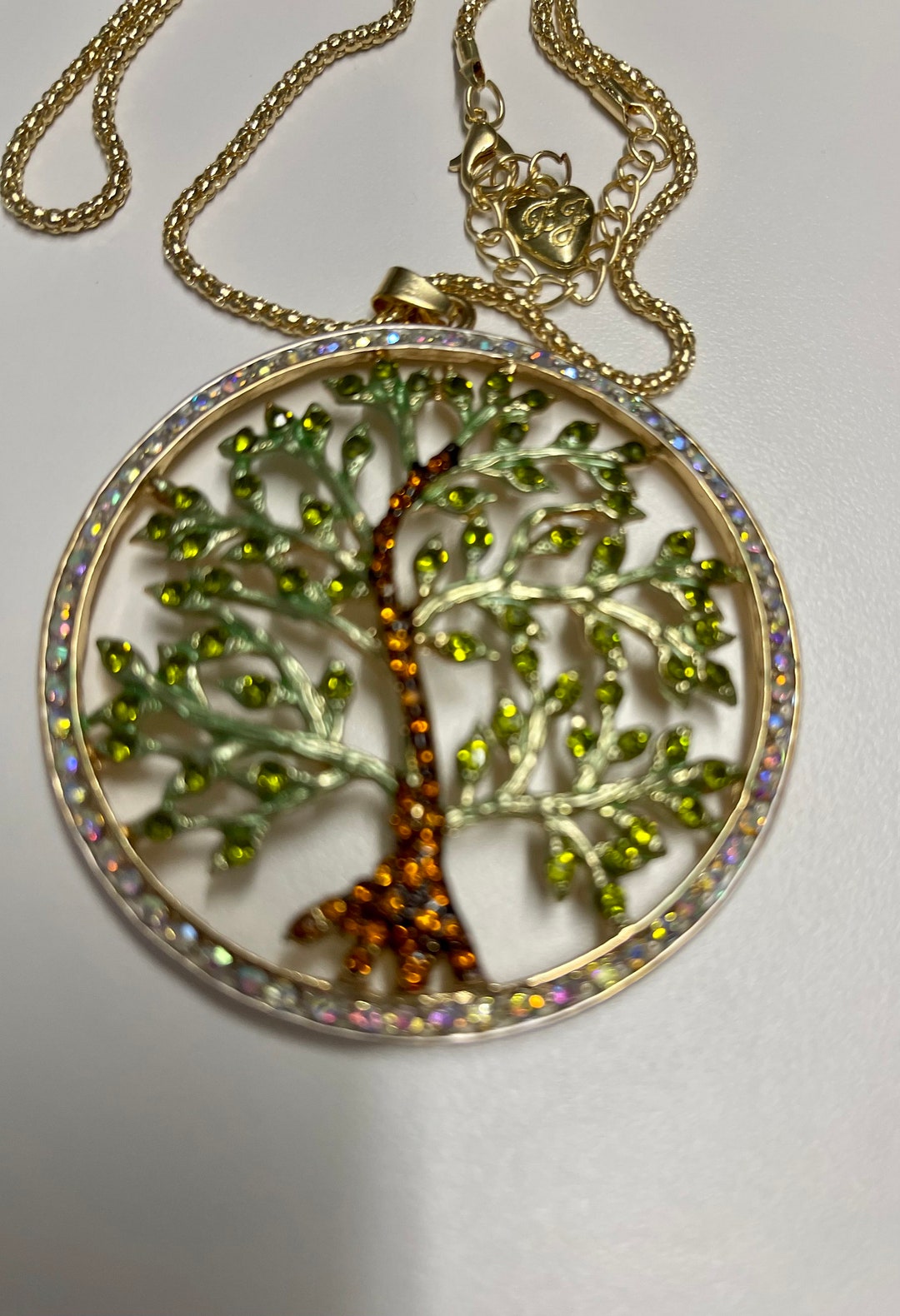 Collier Pendentif Arbre De Vie - Symbole De Vie Et Croissance - Occasion