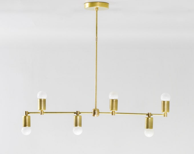 Mid century modern | Hanging light | Dining room chandelier | MCM