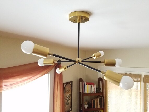 mid century dining light