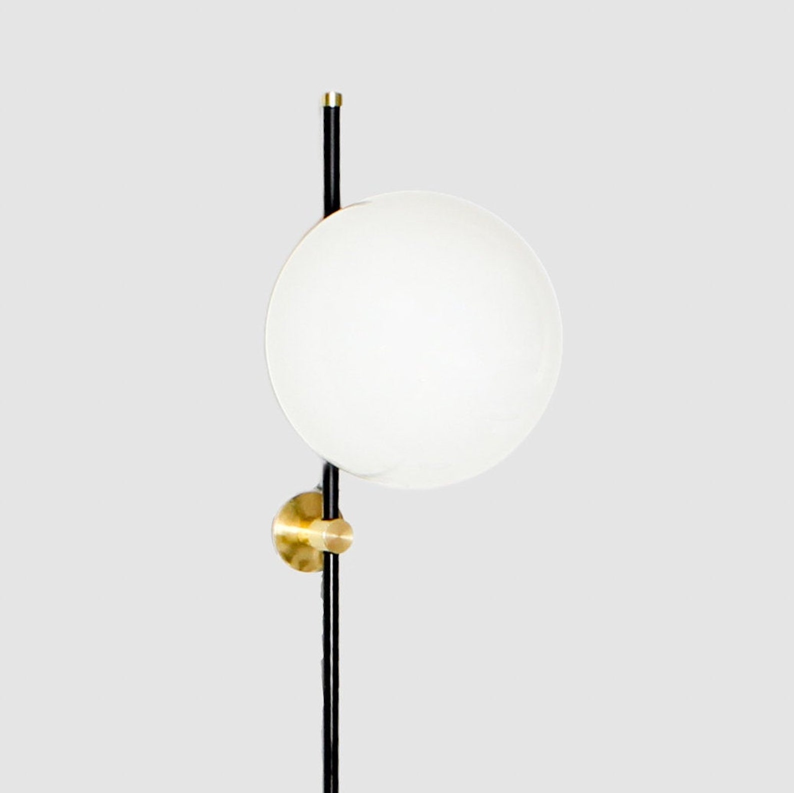 Plug in Bedside Wall Sconce Brass Mid Century Modern Light Etsy