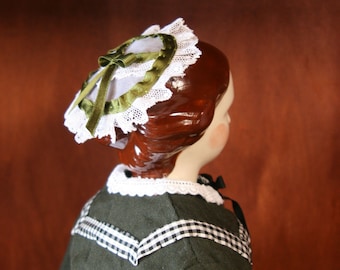 Reproduction 18" China Head Doll Day Caps