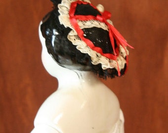 Reproduction 14" China Head Doll Day Caps two varieties to choose from